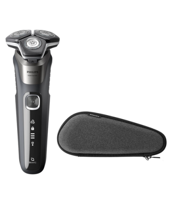 Philips, Shaver, S5887/30, Operating time (max) 60 min, Wet & Dry, Lithium Ion, Charcoal Gray