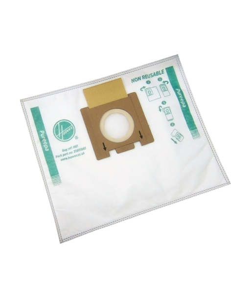 Hoover Pure Epa microfiber Vacuum cleaner bags H81, White