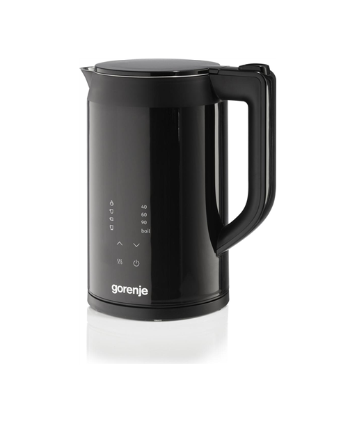 Чайник Gorenje, K17DWDII, Electric, 2200 W, 1.7 L, Stainless Steel, 360° rotational base, Black Чайник Gorenje, K17DWDII, Electric, 2200 W, 1.7 L, Stainless Steel, 360° rotational base, Black