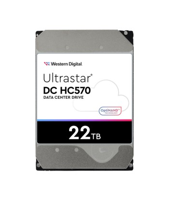 HDD WESTERN DIGITAL ULTRASTAR Ultrastar DC HC570 22TB SAS 512 MB 7200 rpm 3,5" MTBF 2500000 hours 0F48052