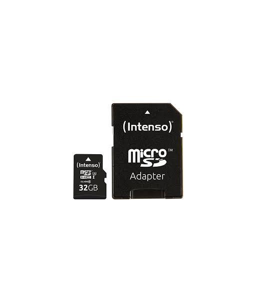 MEMORY MICRO SDHC 32GB C10/W/ADAPTER 3433480 INTENSO