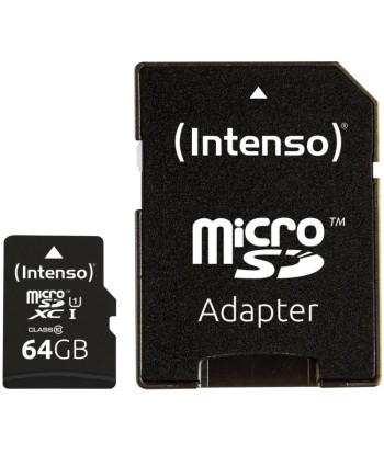MEMORY MICRO SDXC 64GB C10/W/ADAPTER 3433490 INTENSO