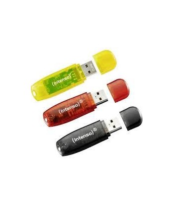 Mälupulk USB2 3X32GB/RAINBOW 3502483 INTENSO