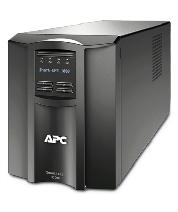 Schneider Electric APC Smart-UPS, Tower, 8x IEC C13 outlets, SmartConnect Port+SmartSlot, AVR, LCD, SMT1000IC, 1000 VA, 700 W