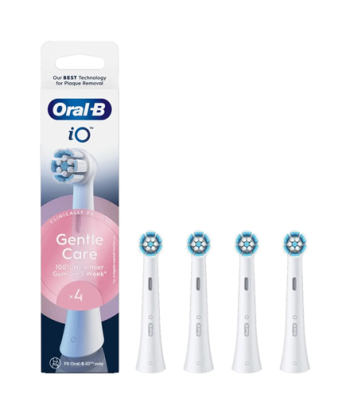 Hambaharja otsikud Oral-B, iO Gentle Care, Heads, For adults, Number of brush heads included 4, Number of teeth brushing modes