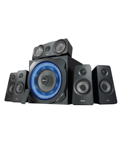 Speaker TRUST P.M.P.O. 180 Watts 3xStereo jack 3.5mm Black 21738 Speaker TRUST P.M.P.O. 180 Watts 3xStereo jack 3.5mm Black 21738