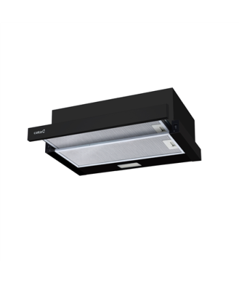 CATA, TFB-5160 BK, Telescopic, Energy efficiency class C, Width 59.5 cm, 300 m³/h, Mechanical control, LED, Black