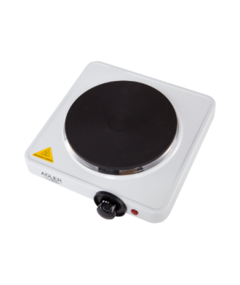 Варочная панель Adler, AD 6503, Number of burners/cooking zones 1, White, Electric