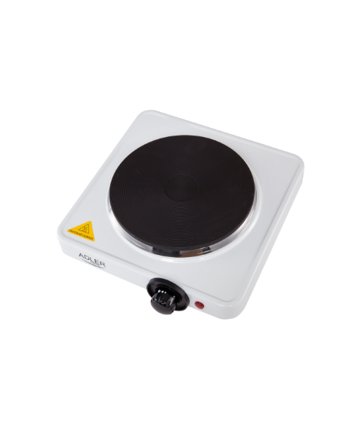 Adler, Free standing table hob, AD 6503, Number of burners/cooking zones 1, White, Electric