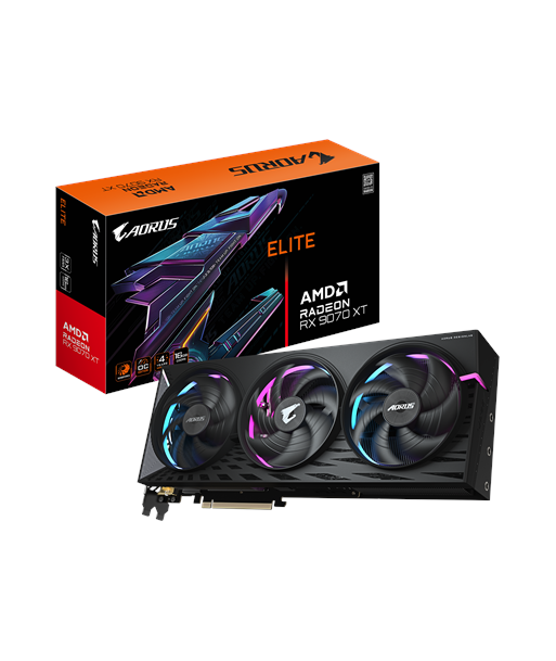 VGA PCIE16 RX9070XT 16GB GDDR6/R9070XTAORUS E-16GD GIGABYTE