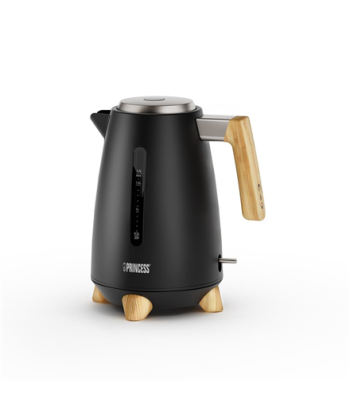 Veekeetja Princess Pure, 236061, Electric, 3000 W, 1.7 L, Stainless steel, 360° rotational base, Black