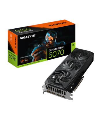 Gigabyte GeForce RTX 5070 WINDFORCE OC SFF 12G, NVIDIA, 12 GB, GeForce RTX 5070, HDMI ports quantity 1, PCI-E 5.0