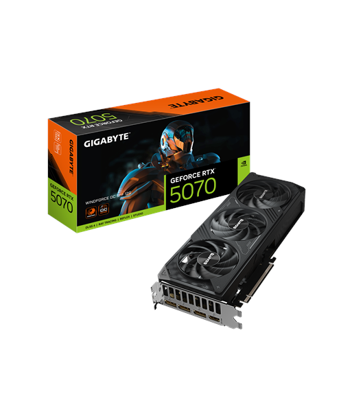 VGA PCIE16 RTX5070 12GB GDDR7/GV-N5070WF3OC-12GD GIGABYTE