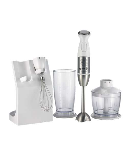 Gorenje, Blender, HBC806QW, Hand Blender, 800 W, Number of speeds Variable, Chopper, White