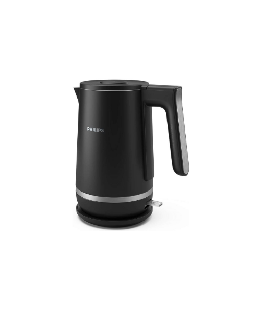 Philips Double Walled Kettle, HD9395/90, Electric, 2200 W, 1.7 L, Stainless steel/Plastic, 360° rotational base, Black Philips Double Walled Kettle, HD9395/90, Electric, 2200 W, 1.7 L, Stainless steel/Plastic, 360° rotational base, Black