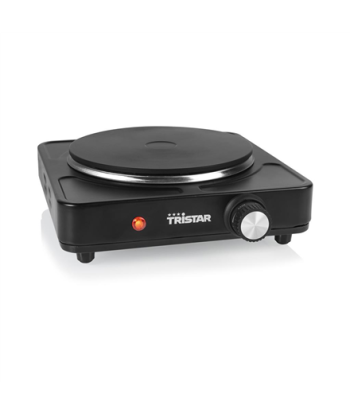 Варочная панель Tristar, KP-6151, Number of burners/cooking zones 1, Black, Electric