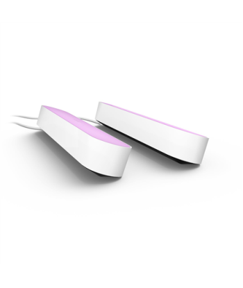 Philips Hue Play WCA Lightbar Base, Twin pack, White|42 W|2000-6500 Hue White Colour Ambiance