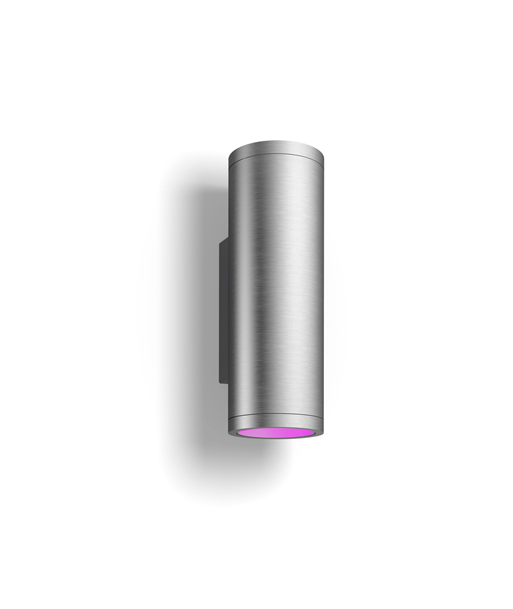 Philips Hue WCA Appear Outdoor Wall Lantern, Inox | 8 W | 2000-6500 Hue White Colour Ambiance Philips Hue WCA Appear Outdoor Wall Lantern, Inox | 8 W | 2000-6500 Hue White Colour Ambiance