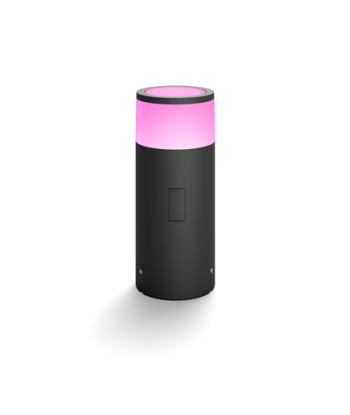 Philips Hue WCA Calla Outdoor Bollard, Black | 8 W | 2000-6500 Hue White Colour Ambiance