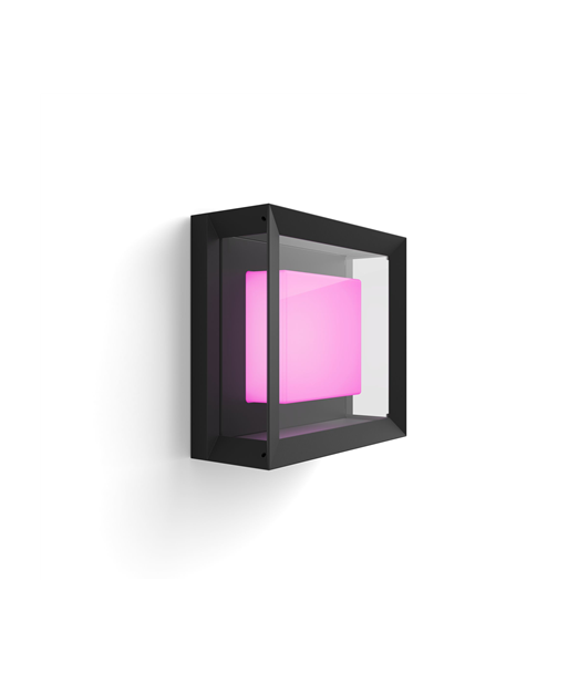 Philips Hue WCA Econic Outdoor Square Wall Lantern | 15 W | 2000-6500 Hue White Colour Ambiance