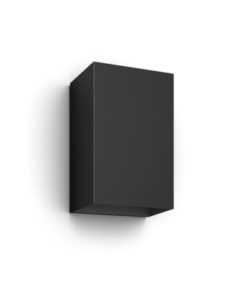 Philips Hue WCA Resonate Outdoor Wall Lantern, Black | 8 W | 2000-6500 Hue White Colour Ambiance