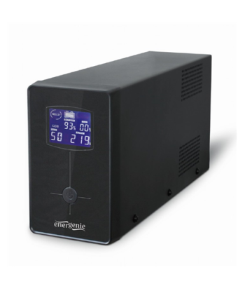 EnerGenie EG-UPS-034 UPS with USB and LCD display, 1500 VA, black | EnerGenie