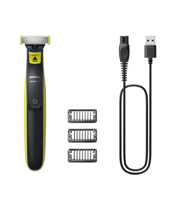 Pardel Philips, QP2724/10 OneBlade, Operating time (max) 45 min, Wet & Dry, NiMH, Black/Lime
