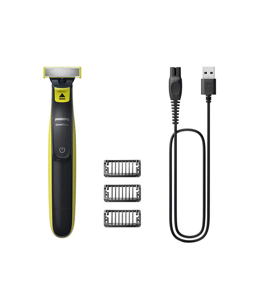 Pardel Philips, QP2724/10 OneBlade, Operating time (max) 45 min, Wet & Dry, NiMH, Black/Lime