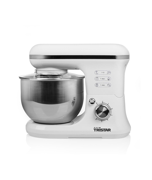 Köögikombain Tristar, MX-4817, 1200 W, Number of speeds 6, Bowl capacity 5 L, White