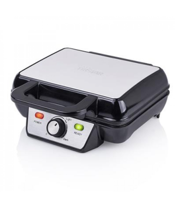 Вафельница Tristar, WF-2195, 1000 W, Number of pastry 2, Belgium, Black