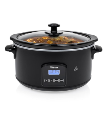 Tristar, Digital Slowcooker, VS-3920, 210 W, Stainless steel, 4.5 L, Number of programs 4, Black