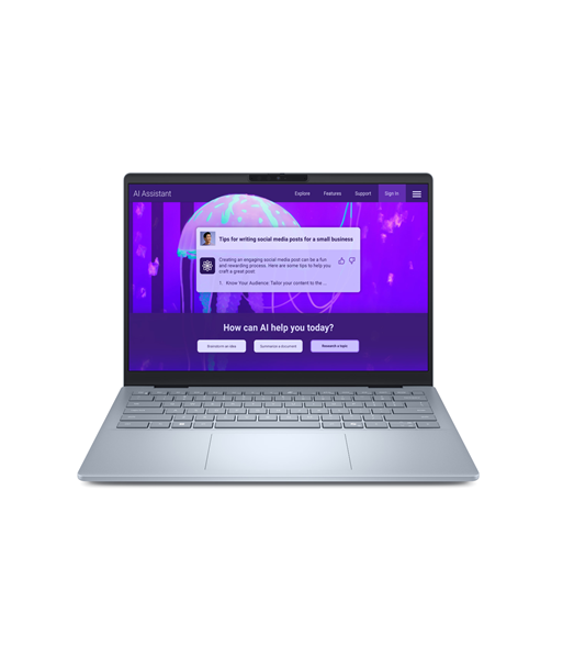 Dell Plus 14, Ice Blue, 14", 2.5K, 2560 x 1600 pixels, Anti-glare, Intel Core Ultra 7, 256V, 16 GB, LPDDR5X, Solid-state drive