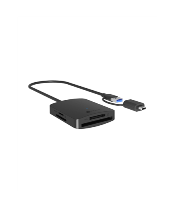 Raidsonic 4-in-1 Card Reader with USB 3.2 Gen 1 Type-A + Type-C | IB-CR302-CU3