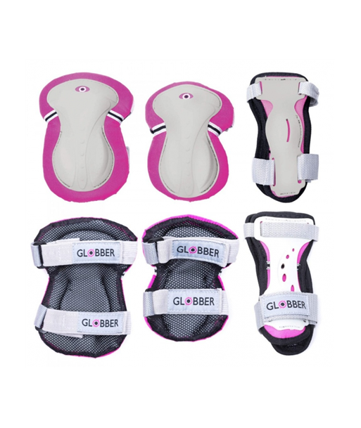 GLOBBER elbow and knee pads PROTECTIVE JUNIOR DEEP PINK XS RANGE B ( 25-50KG ),541-110 | Globber