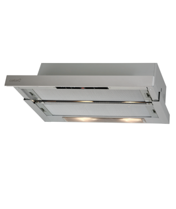 CATA, Hood, TFH 5250 X, Telescopic, Energy efficiency class D, Width 50 cm, 325 m³/h, Slider control, LED, Inox