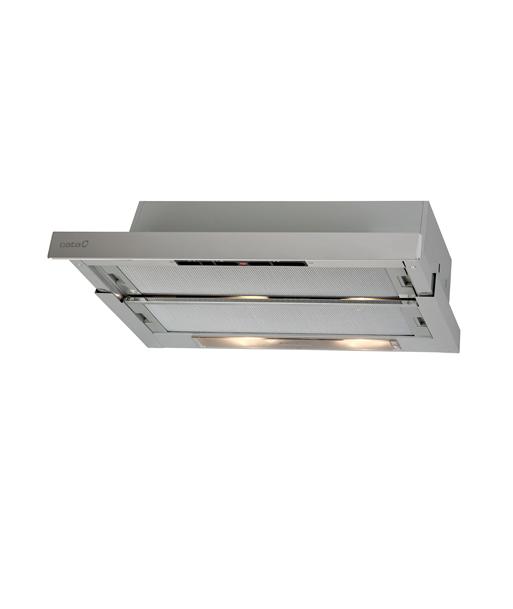 CATA, Hood, TFH 5250 X, Telescopic, Energy efficiency class D, Width 50 cm, 325 m³/h, Slider control, LED, Inox