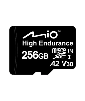 Mio High-Endurance, 256 GB, MicroSD, Flash memory class UHS-I