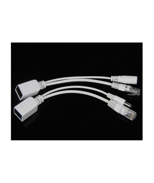 Gembird PP12-POE-0.15M-W UTP passive PoE adapter kit, White, 0.15 m Gembird PP12-POE-0.15M-W UTP passive PoE adapter kit, White, 0.15 m