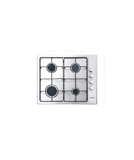 Варочная панель CATA, GI 6004 X, Gas, Number of burners/cooking zones 4, Rotary, Stainless steel
