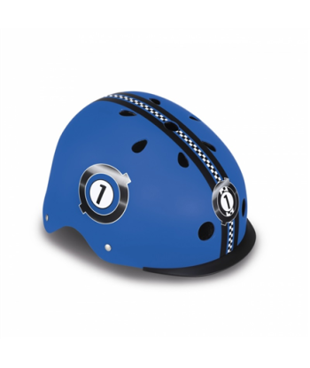 Globber, Dark blue, Helmet Elite Lights Racing, XS/S (48-53 cm), 507-300