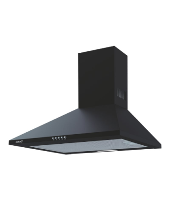 Вытяжка CATA, OMEGA 600 BK, Wall mounted, Energy efficiency class C, Width 60 cm, 645 m³/h, Mechanical, LED, Black