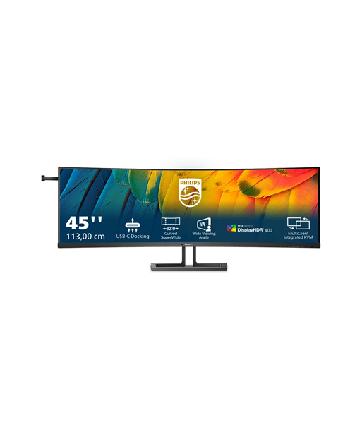 Philips, Curved Business Monitor, 45B1U6900C/00, 44.5", VA, HDR, 32:9, 75 Hz, 4 ms, 5120 x 1440 pixels, 450 cd/m², HDMI ports Philips, Curved Business Monitor, 45B1U6900C/00, 44.5", VA, HDR, 32:9, 75 Hz, 4 ms, 5120 x 1440 pixels, 450 cd/m², HDMI ports
