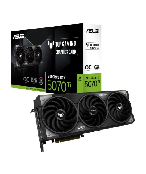 Graphics Card ASUS NVIDIA GeForce RTX 5070 Ti 16 GB GDDR7 256 bit PCIE 5.0 16x Triple slot Fansink 2xHDMI 2xDisplayPort