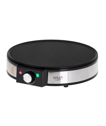 Adler, Crepe Maker, AD 3058, 1600 W, Number of pastry 1, Crepe, Stainless Steel/Black