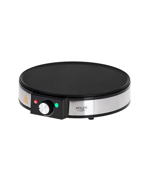 Adler, Crepe Maker, AD 3058, 1600 W, Number of pastry 1, Crepe, Stainless Steel/Black