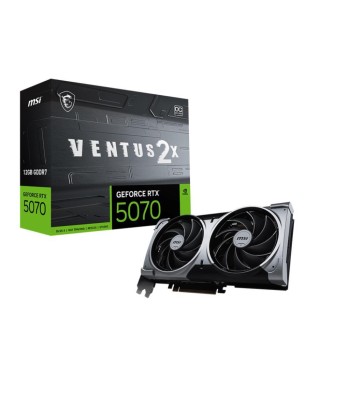 Videokaart MSI NVIDIA GeForce RTX 5070 12 GB GDDR7 192 bit PCIE 5.0 16x Dual Slot Fansink 1xHDMI 3xDisplayPort