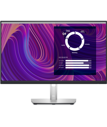 Dell, Monitor, P2423D, 24", IPS, QHD, 16:9, 60 Hz, 5 ms, 2560 x 1440, 300 cd/m², HDMI ports quantity 1, Black, Warranty 60