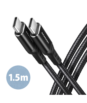 AXAGON BUCM-CM15AB HQ USB-C USB-C cable 1.5 m