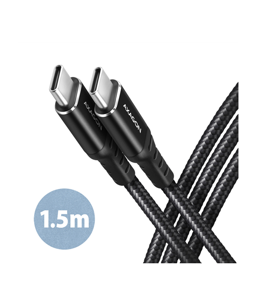 AXAGON BUCM-CM15AB HQ USB-C USB-C cable 1.5 m AXAGON BUCM-CM15AB HQ USB-C USB-C cable 1.5 m