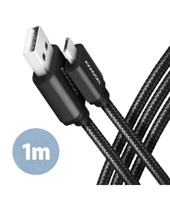 AXAGON BUMM-AM10AB HQ Micro USB USB-A cable 1 m